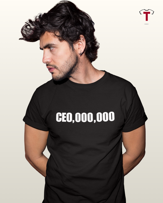 Black CEO Unisex Cotton T-Shirt