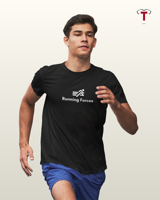 Black Running Forces Drifit Unisex T-Shirt