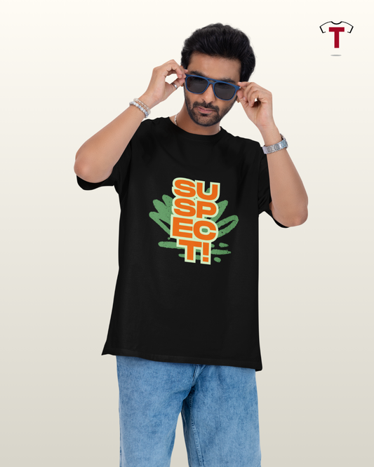 Black Suspect Unisex Cotton T-Shirt