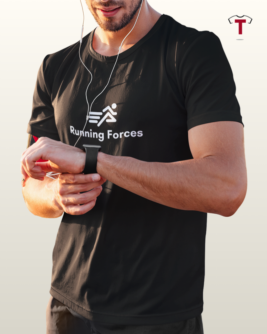 Black Running Forces Drifit Unisex T-Shirt