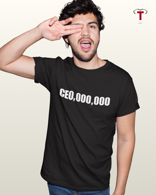 Black CEO Unisex Cotton T-Shirt