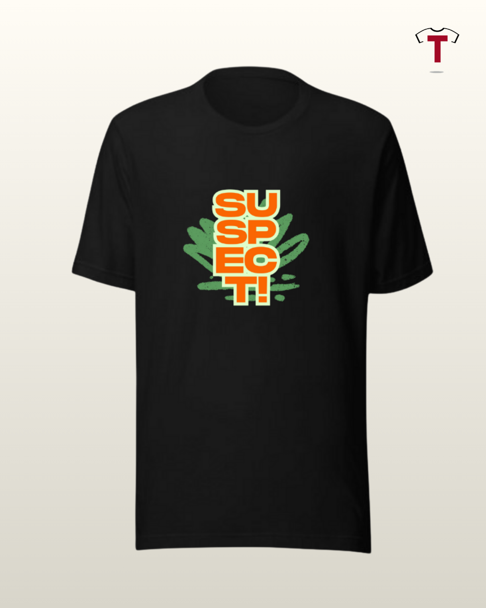 Black Suspect Unisex Cotton T-Shirt