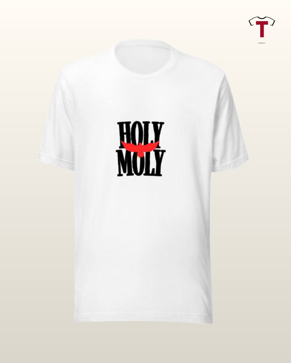 White Holy Moly Unisex Cotton T-Shirt