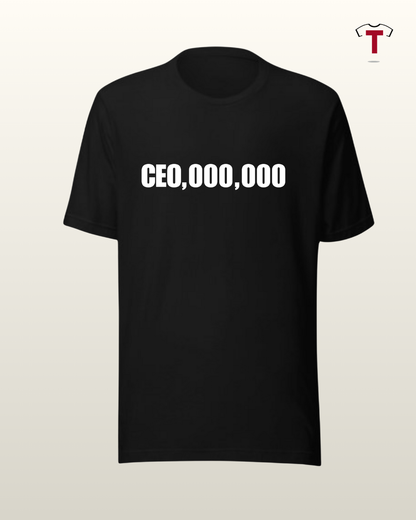 Black CEO Unisex Cotton T-Shirt