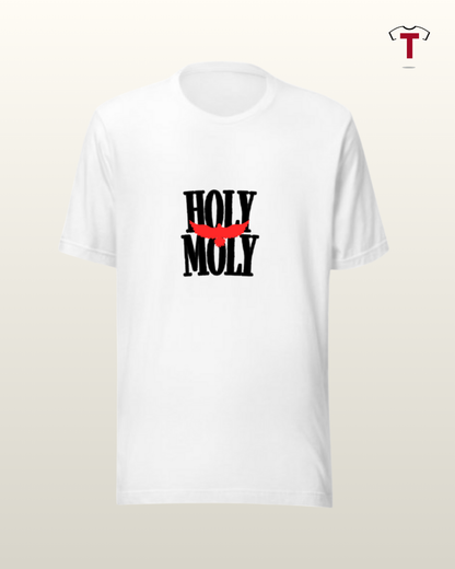 White Holy Moly Unisex Cotton T-Shirt